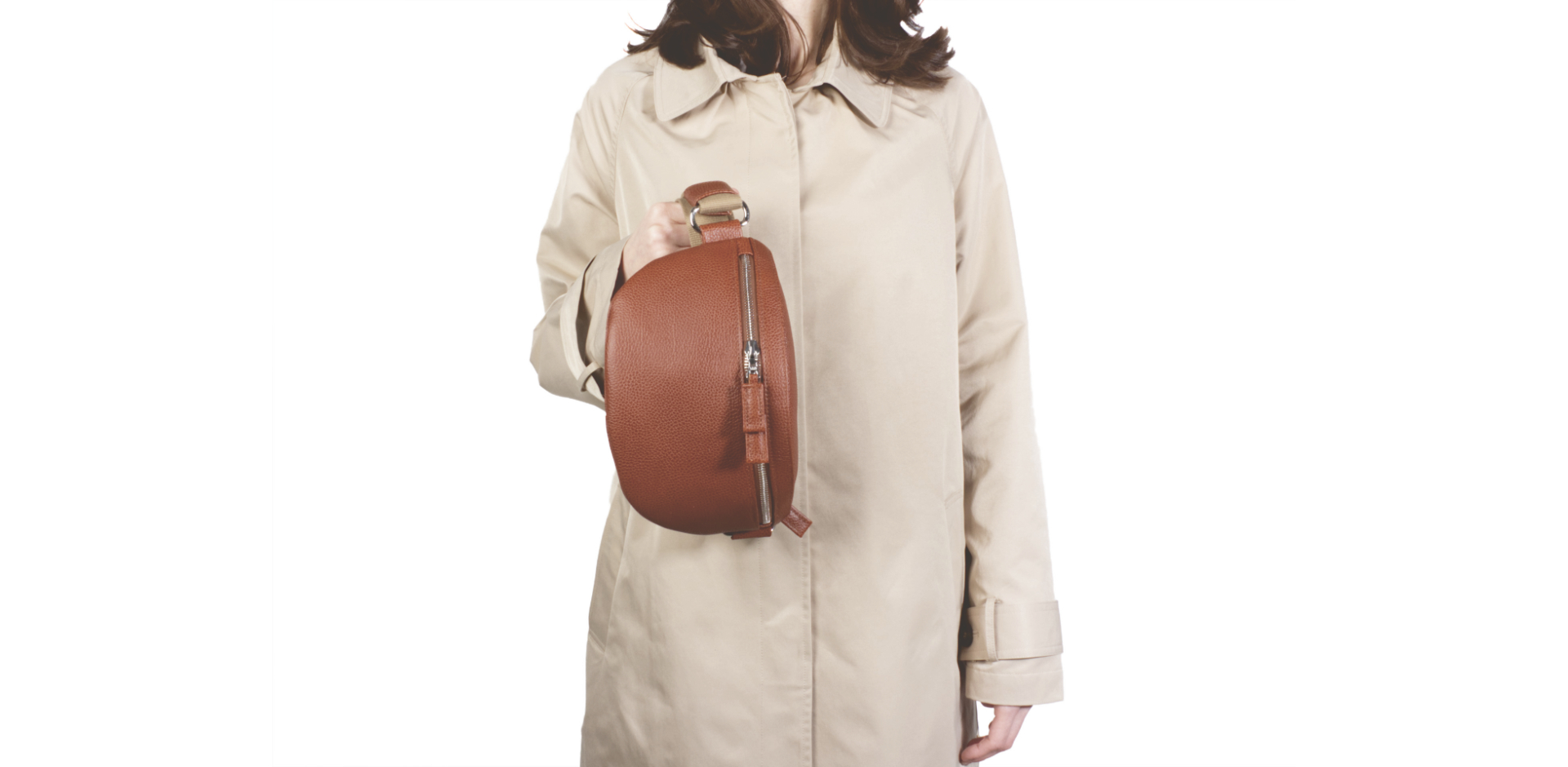 Bauchtasche cognac 