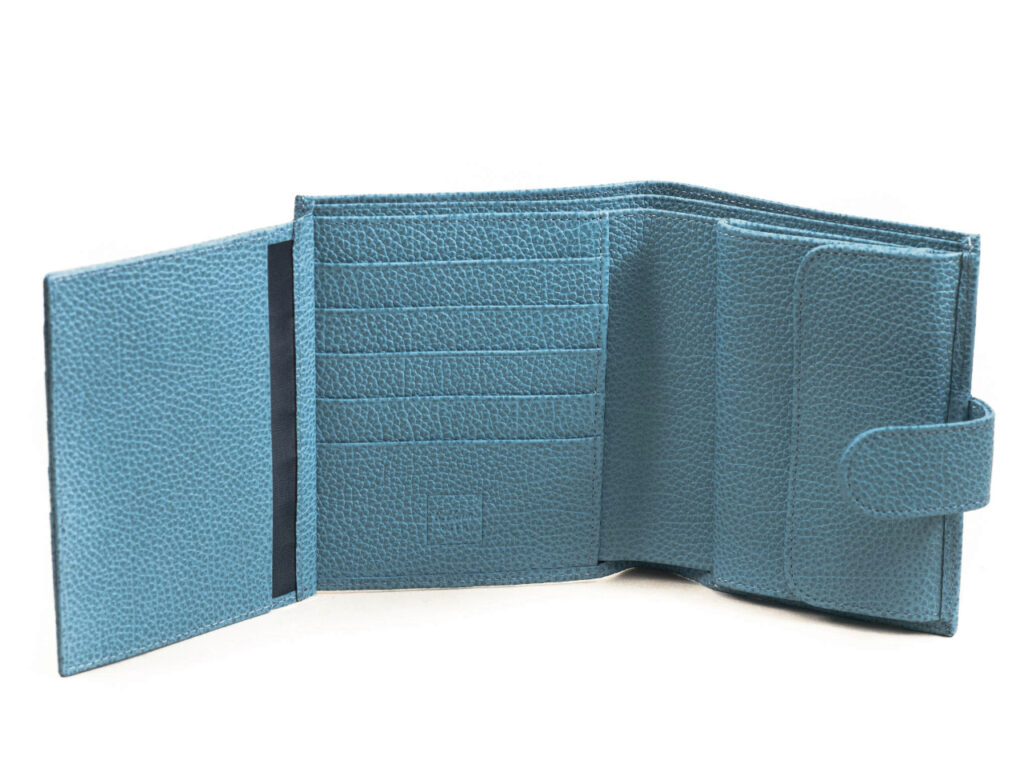 Geldbörse Münzfach mit Klappe und Lasche