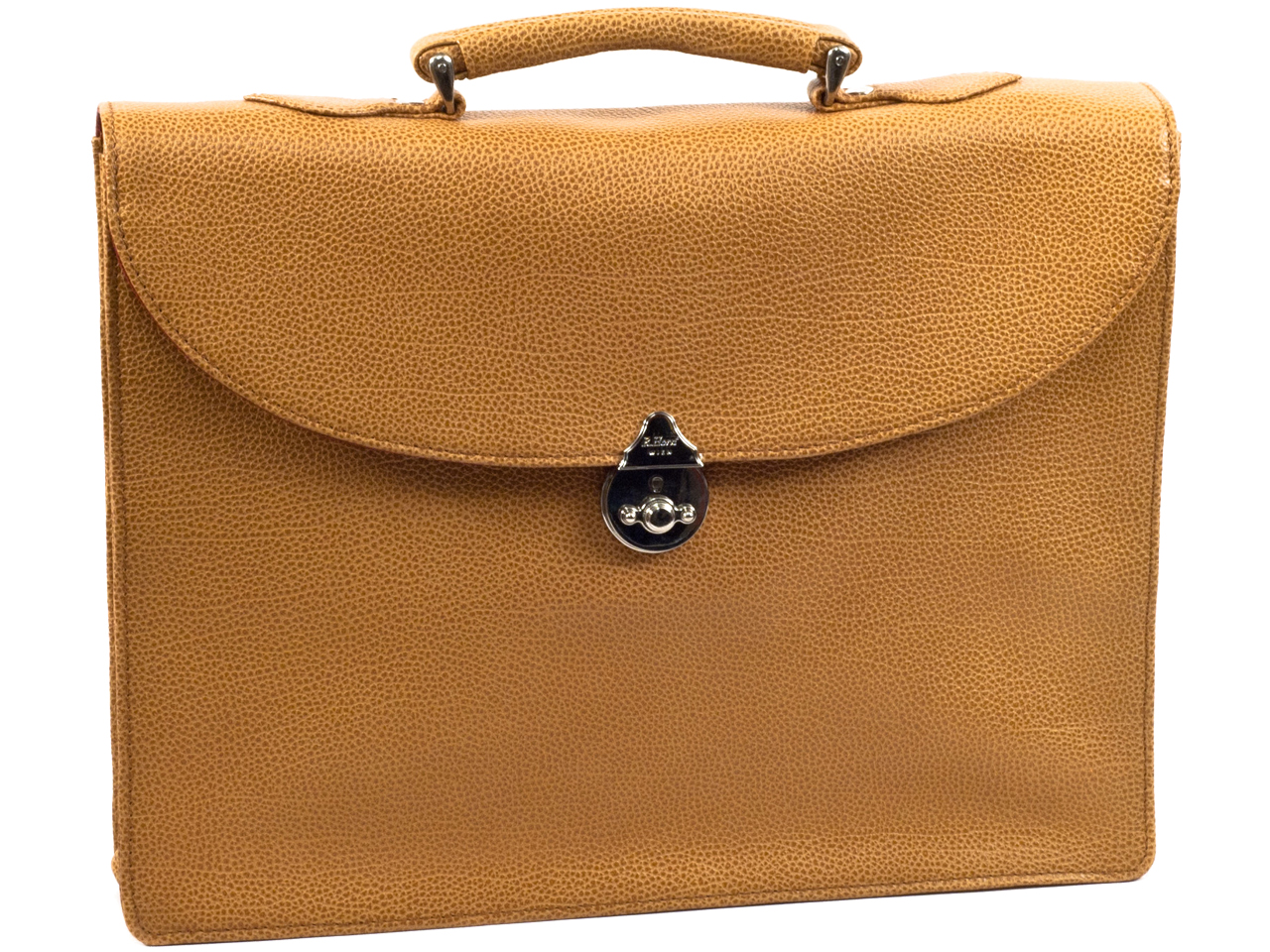 Aktentasche klein 2faltig “Pur” mit Lederfutter