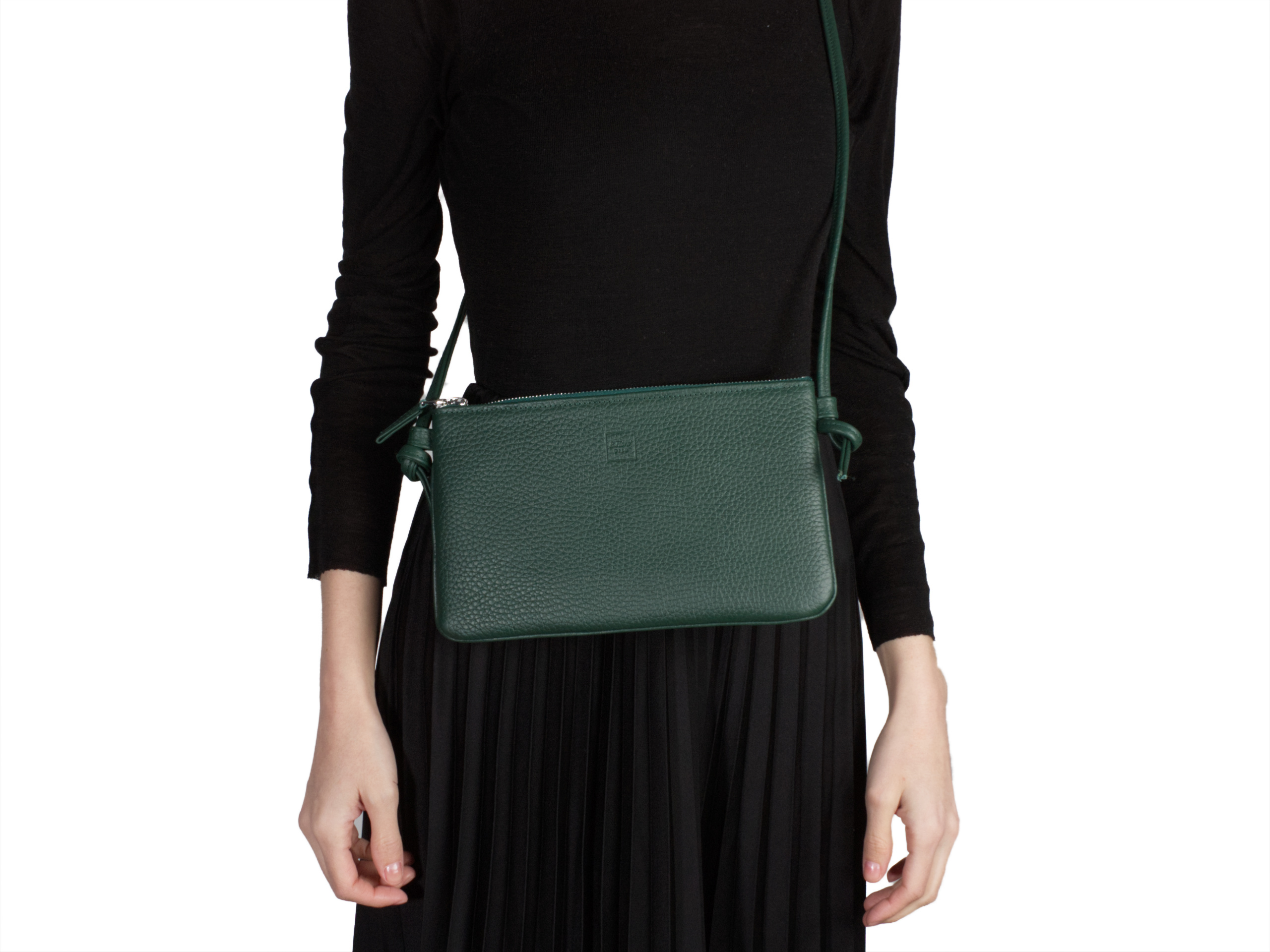 Flach mit Schnurhenkel